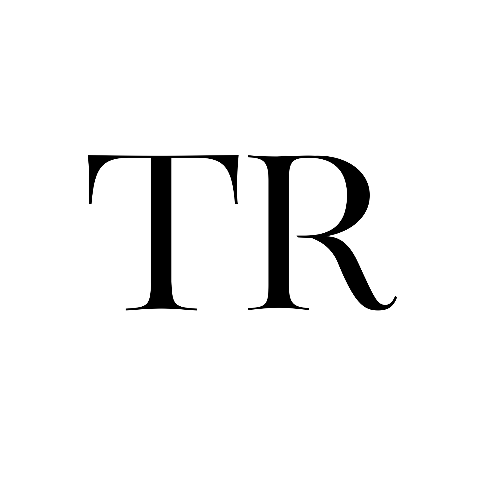 logo TR Noir